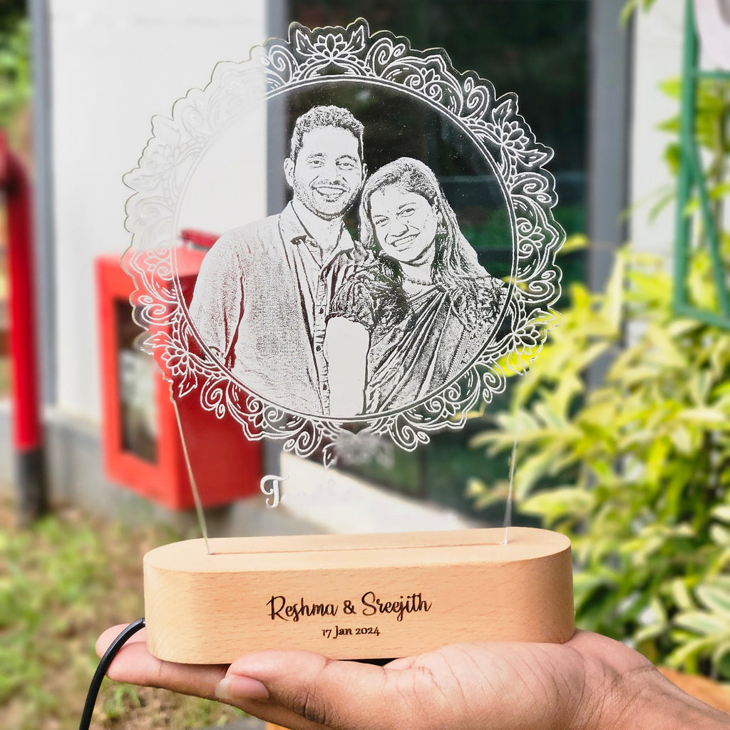 Personalized LED Acrylic Photo Lamp