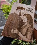 Personalized Laser Engraved Wooden Photo Frame