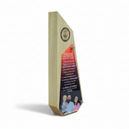 Prism Edge Tribute Plaque Memento (250mm x 100mm)