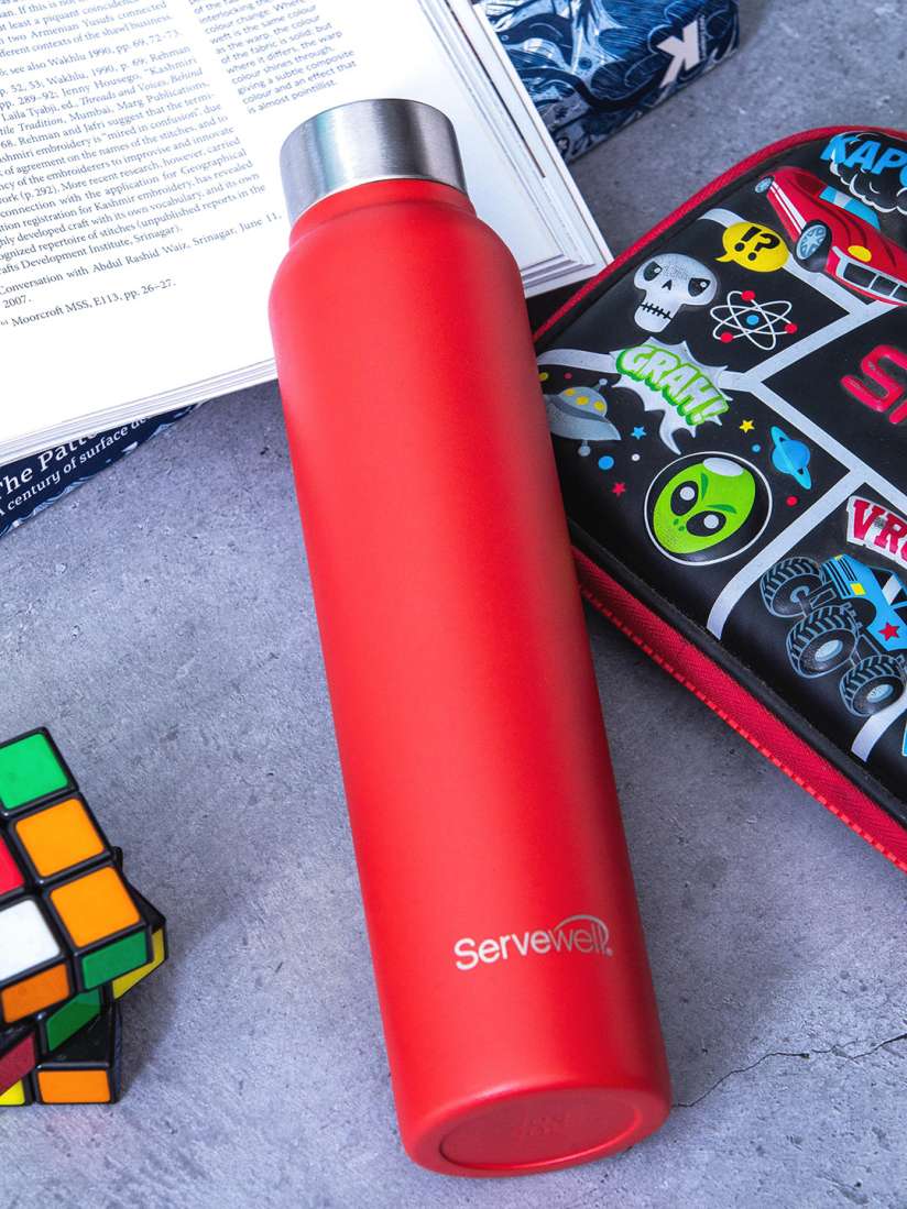 Personalized Servewell Stainless Steel Bottle – 600ml (Laser Engraved)