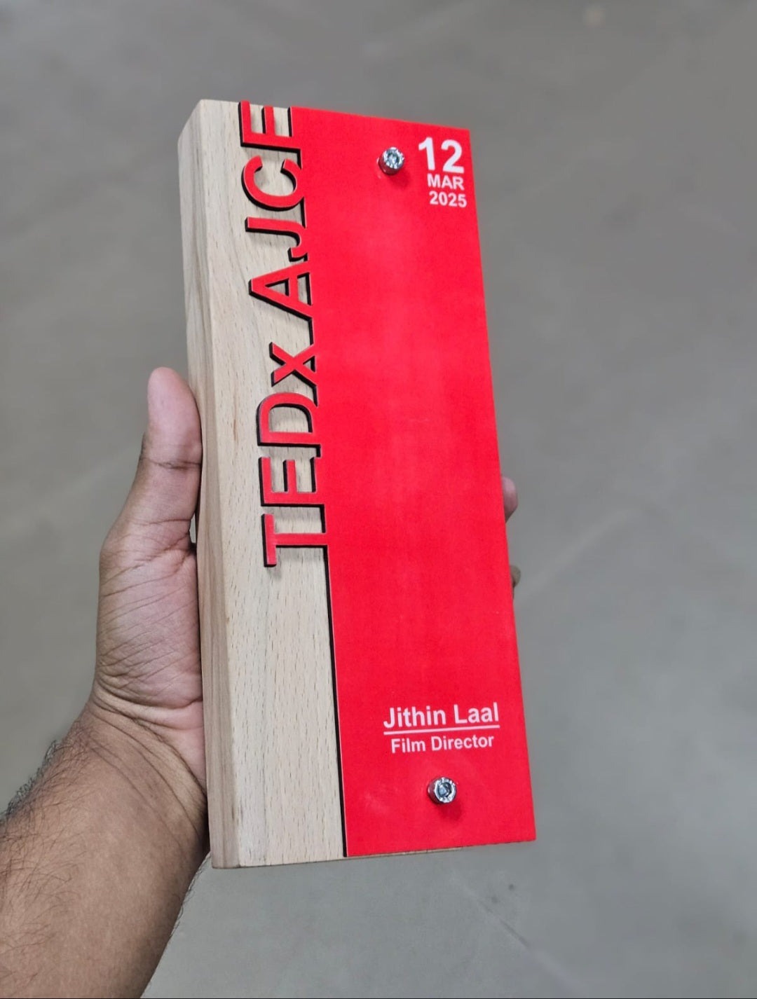 Wood and Acrylic Combo With Color Printed Acrylic With Color Printed Acrylic (250mm x 100mm)