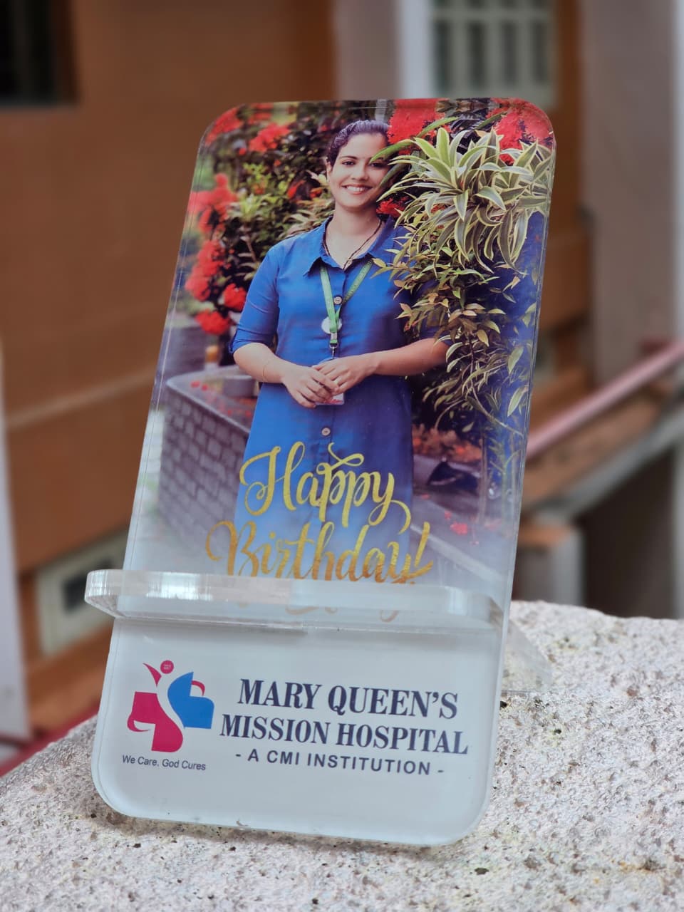 Personalized Acrylic Mobile Stand
